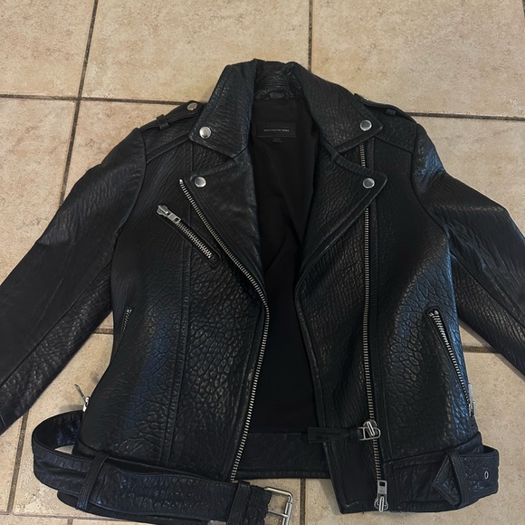 Mackage x Aritzia Pebbled Leather Jacket - Picture 2 of 2